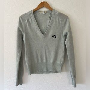 Pre-loved Balenciaga v-neck sweatshirt 100% wool size 38